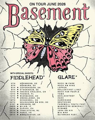 Basement 2026 & 2027 tour poster